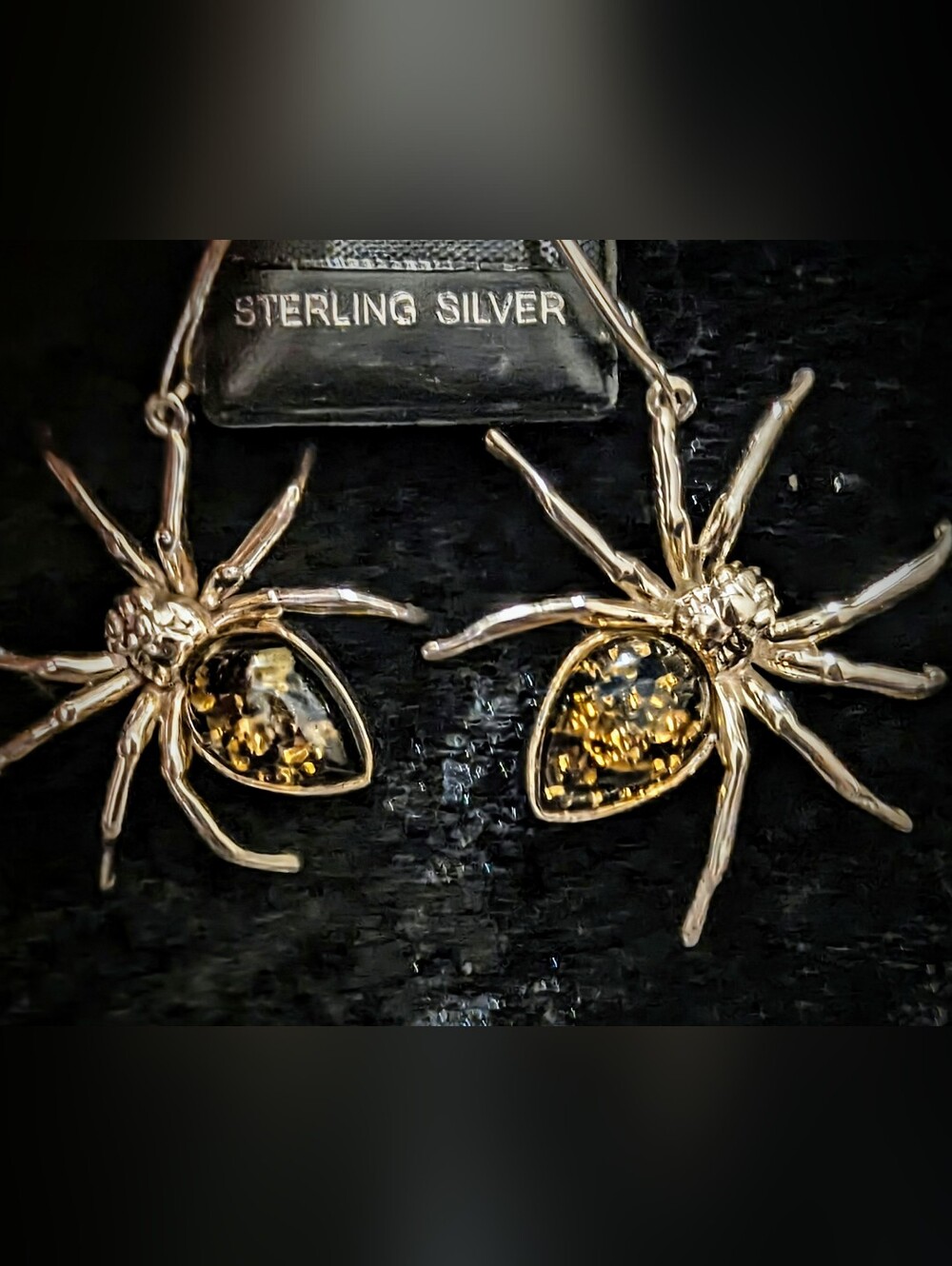 Genuine Green Amber Lever Back Earrings